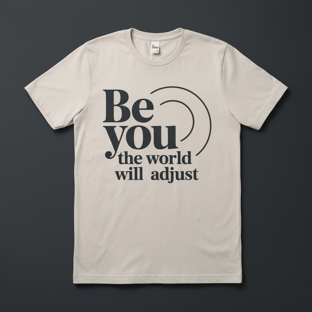 Be you the world will adjust